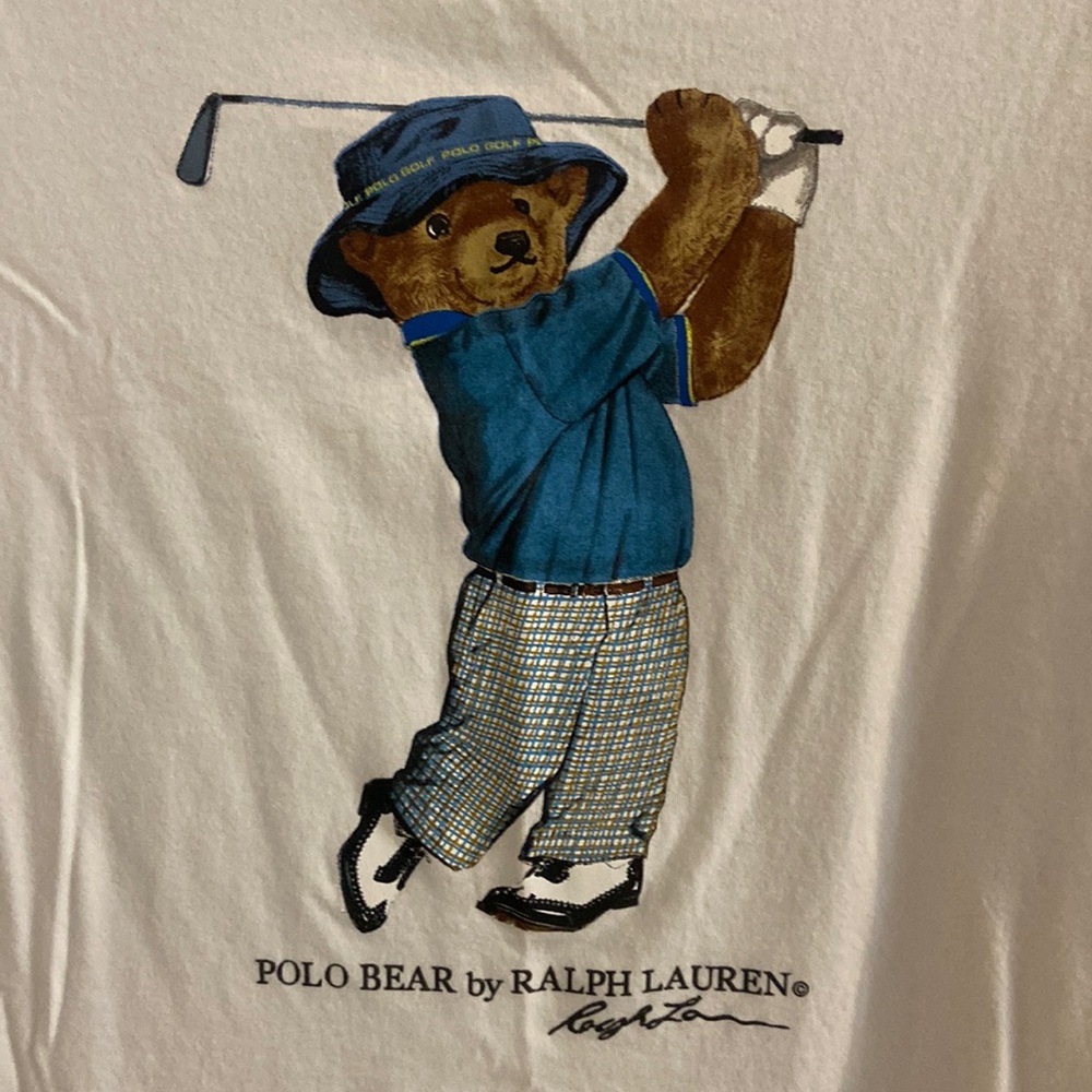 EUC Ralph Lauren Polo Bear T shirt Small